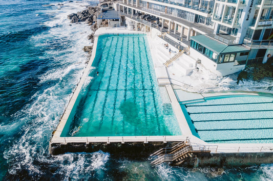 Icebergs Aerial